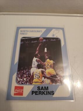 Sam Perkins 1989 Collegiate Collection #32 - North Carolina's Finest -Fresh Pull